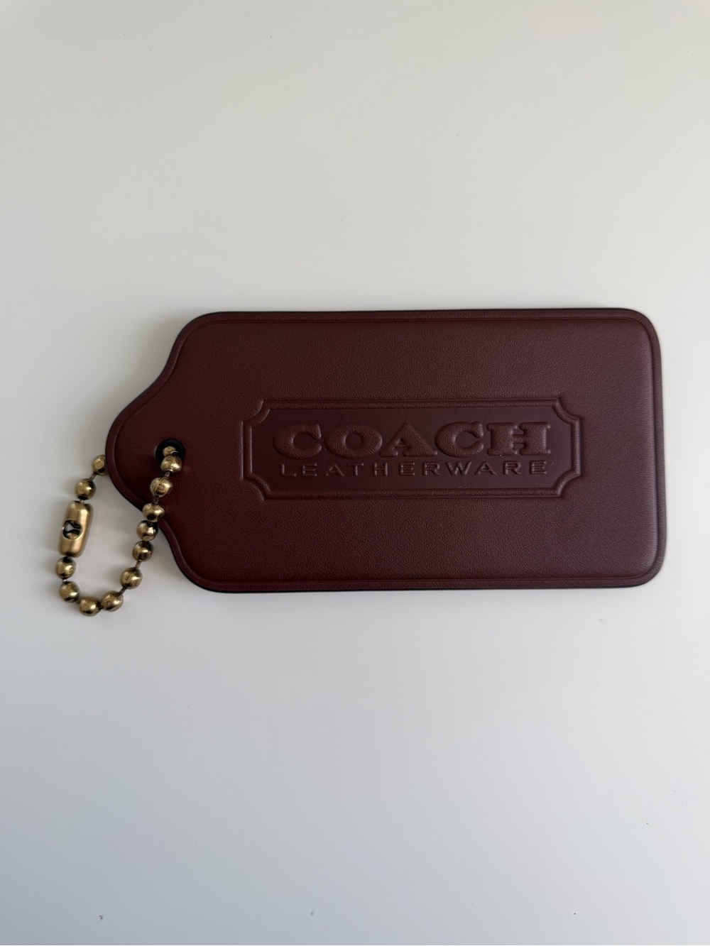Coach XL Hangtag Bag Charm